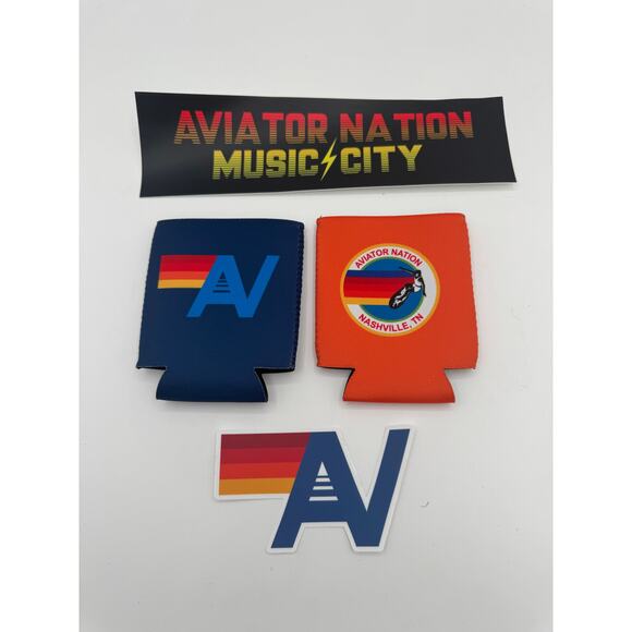 Aviator Nation Koozies and Stickers - Picture 1 of 2